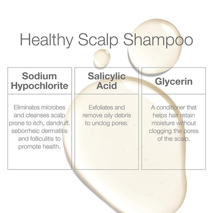 CLn® Shampoo - Clarifying Formula with Salicylic Acid, for Normal to Oily Scalp Prone to Folliculitis, Dandruff, Itchy & Flaky Scalp, Fragrance-Free & Paraben-Free, 8 fl. oz.