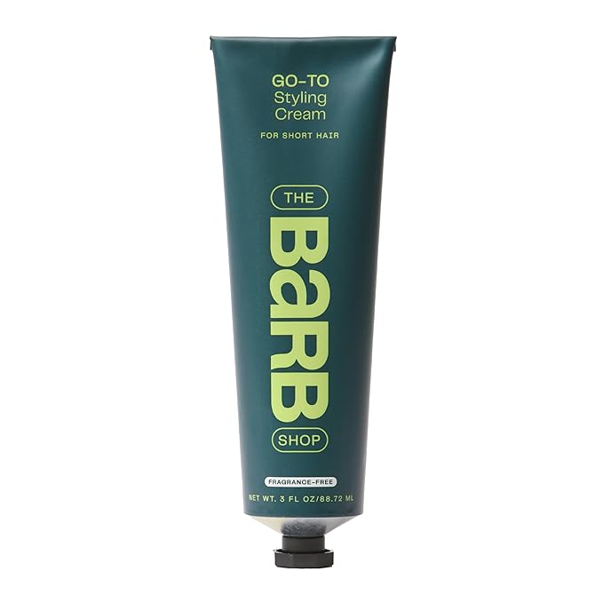 Barb Styling Cream for Women and Men - Soft Hold Hair Styling Cream for Frizz Control and Curl Definition - Lightweight, Natural Finish - Fragrance Free - 3 fl oz