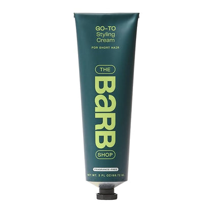 Barb Styling Cream for Women and Men - Soft Hold Hair Styling Cream for Frizz Control and Curl Definition - Lightweight, Natural Finish - Fragrance Free - 3 fl oz