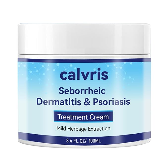 Calvris Scalp Comfort Balm - Steroid-Free Botanical Formula for Dry, Itchy Scalp & Skin, 3.4 Fl Oz | Natural Soothing Relief with Cooling Sensation