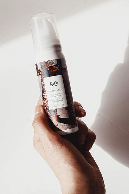 R+Co Hair Thickening Set | Rodeo Star Volumizing Mousse & Dallas Thickening Spray | Instantly Adds Density & Lift for Fine to Medium Hair | Vegan, Cruelty-Free | 8.5 oz + 5 oz (Pack of 2)