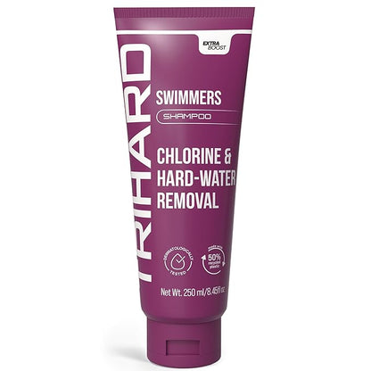 TRIHARD Swim Shampoo | Chlorine & Salt Water Removal for All Swim Lovers | SLS-Free, Color-Safe, Vegan Daily Hair Cleanser