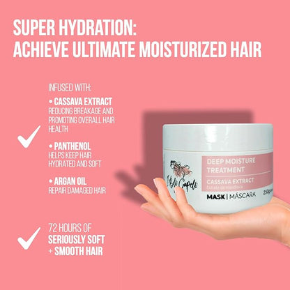 Ravenna B-tox Repair Kit - Hair B-tox Treatment & Argan Oil Mask 44 Fluid Ounces - Formaldehyde-Free, Anti-Frizz, Volume Reduction