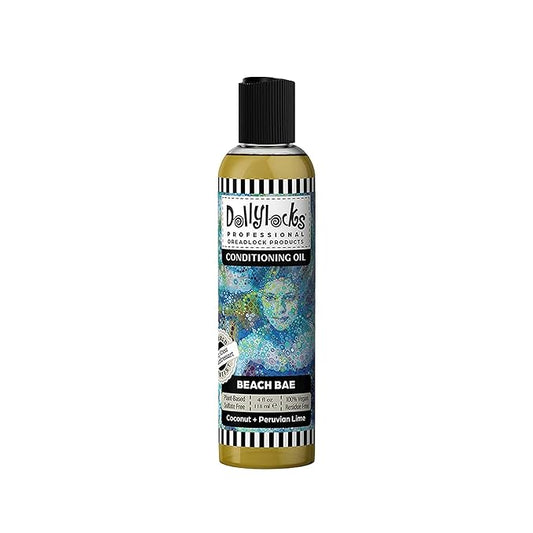 Dollylocks Conditioning Oil – Plant-Based & Residue-Free Moisturizing Scalp & Dreadlock Oil, pH Balanced,Vegan (Beach Bae Scent, 4oz)