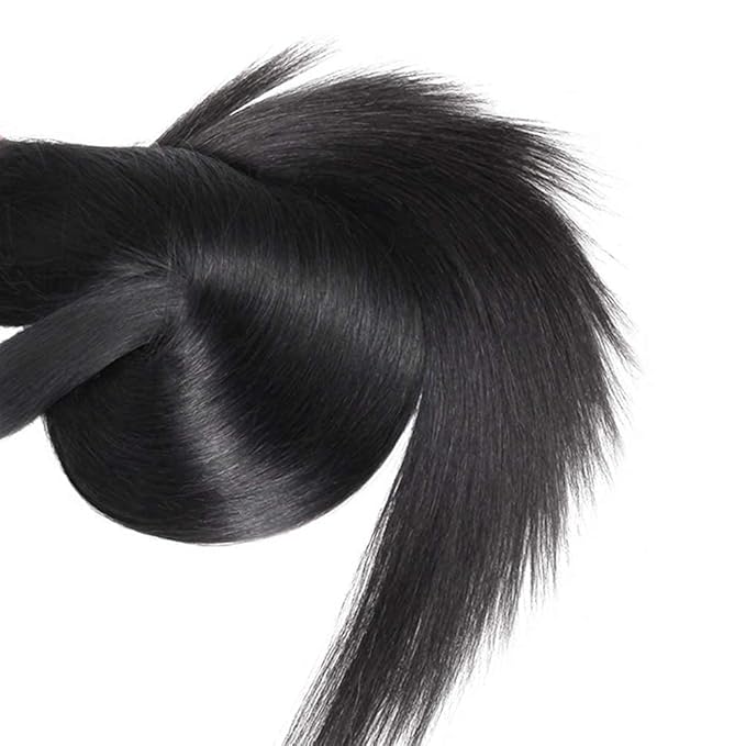 #1B Human Hair Bundles Straight Bundles 20 Inch Unprocessed Brazilian Virgin Hair Weave 1 Bundle 50 Grams Per Bundle Natural Color Bundle Human Hair Extensions