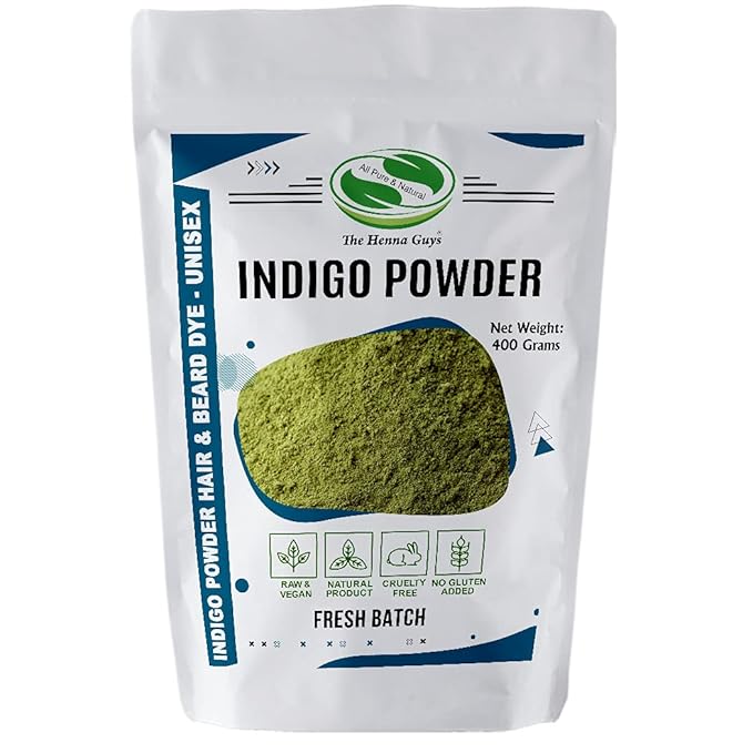400 Grams INDIGO POWDER For Hair Dye/Color - The Henna Guys