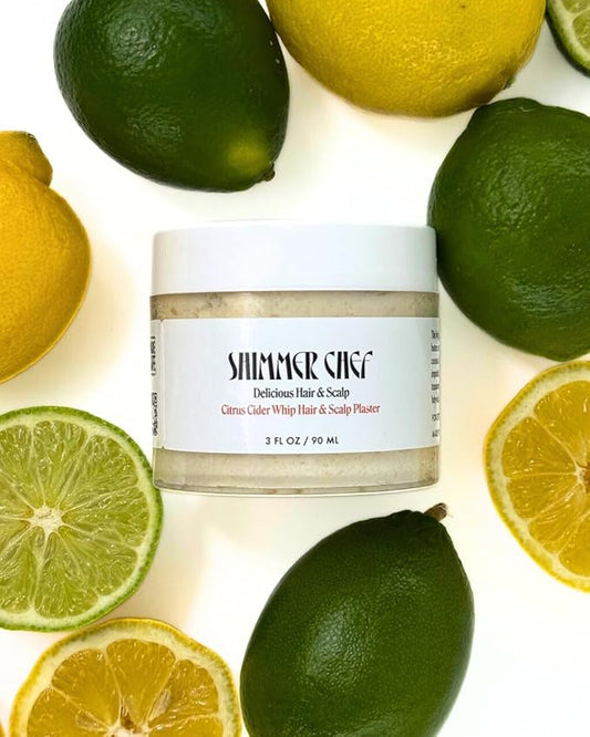 Citrus Cider Whip Hair Plaster | Vitamin C Infusion for Radiant Hair | Fruit Butters, Orange Peel Serum, Argan & Coconut Oils | Neurocosmetic Hair & Scalp Treatment 3 oz