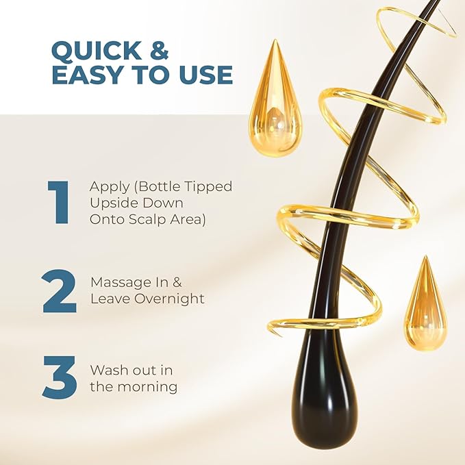 Saw Palmetto Extract Pumpkin Seed Oil for Hair Growth - 10X Potency Targeted Scalp Treatment with Castor, Lavender Scent, Rosemary Oil for Hair 4oz (118ml)