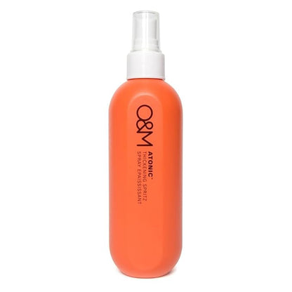 O&M Atonic Thickening Spray + Spritz Hairspray & Volumizing Texture Spray for Voluminous Body & Bounce, Heat Protectant Hair Spray, Non-Toxic, Cruelty Free & Vegan Hair Care, 250ml