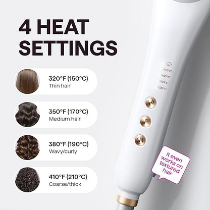 Wavytalk Pro Steam Hair Straightener Brush, Steamline Pro 3 in 1 Straightening Brush, Steam Reduces Damage, Nourishes Hair, and Expedites Straightening