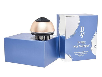 Better Not Younger Scalp Massaging Serum Applicator for Women Over 40 with Thinning Hair – Superpower Liquid Comb Tool for Hair Growth – Evenly Distributes Scalp Serums.