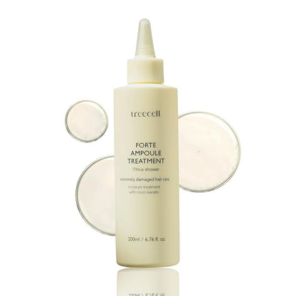Treecell Forte Ampoule Treatment 200ml (6.76 fl. oz.) | Hair Repair for Dry & Damaged Hair | Strengthens & Hydrates with Amino Acids & Proteins | Smooth, Shiny Hair Restoration