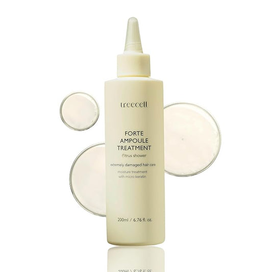 Treecell Forte Ampoule Treatment 200ml (6.76 fl. oz.) | Hair Repair for Dry & Damaged Hair | Strengthens & Hydrates with Amino Acids & Proteins | Smooth, Shiny Hair Restoration