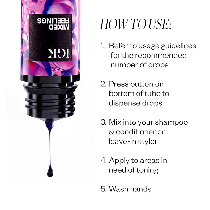IGK Mistress Hydrating Hair Balm + Mixed Feelings Leave-In Blonde Toning Drops | Tone Brassy Hair, Nourish, + Fight Frizz | 5 oz + 1 oz