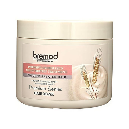 Wheat Protein Hair Mask Intensive Repair Treatment for Color-Treated，Damaged Hair Strengthens, Boosts Elasticity, Adds Volume, Locks in Moisture 16.9 Fl Oz