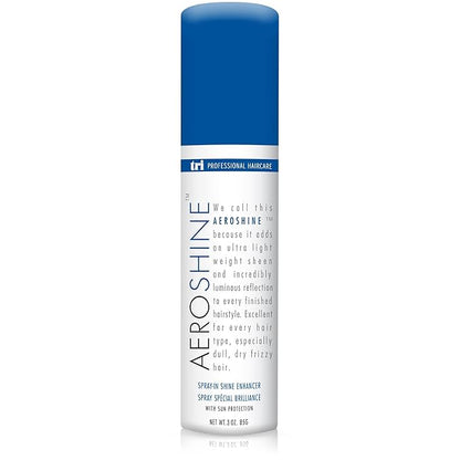 TRIDESIGN Aeroshine Finishing Styling Hairspray, Ultra-lightweight, Spray-in Shine with Sun Protection for All Types of Hair, Formulated for Dry Frizzy Hair, 3 Fluid Oz