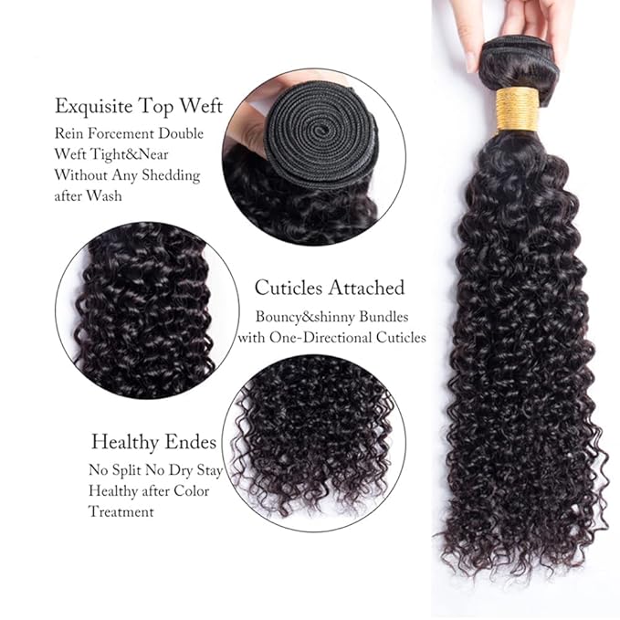 #1B Loose Deep Wave Bundles Color 1B Deep Wave Human Hair Bundles 8a Grade Double Weft Weave Extensions Brazilian Human Hair Wet and Wavy Soft Silky for Black Women 24 26 28 Inch
