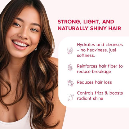 Ravenna Aloe Vera Hydration Shampoo - Paraben-Free, Daily Care for Soft, Shiny, and Lightweight Hair - Anti-Breakage & Anti-Hair Loss (1L/33.8 fl.oz)