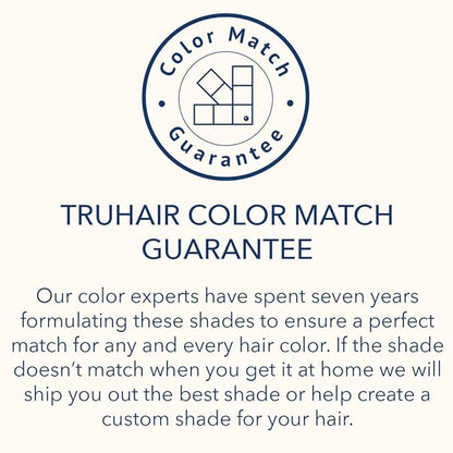 TRUHAIR Color Fibers Root Coverage & Density Booster | Quick-Apply Root Touch Up Hair Color | Natural Color Matching, Gray Hair Cover up to Color Gray Roots - 11 Hair Colors Available (Red)