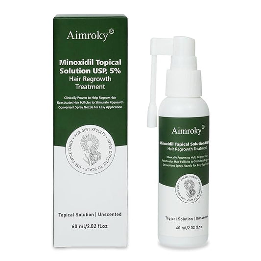 Minoxidil 5% for Men and Women Hair Growth Serum, Minoxidil Topical Solution Spray Treatment for Hair Loss, Thinning, Hair Regrowth & Thicker, Grow Hair Spray 2.02 fl.oz