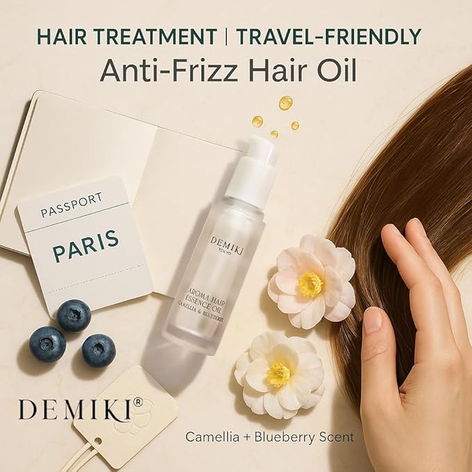 Hair Oil Japanese Hair Care,Hair Oil for Frizzy Hair,Anti Frizz Hair Products for Women,Hair Moisturizer,Hair Perfume Oil,Hair Beauty Products,Hair Serum for Frizzy and Damaged Hair 1.18fl.oz