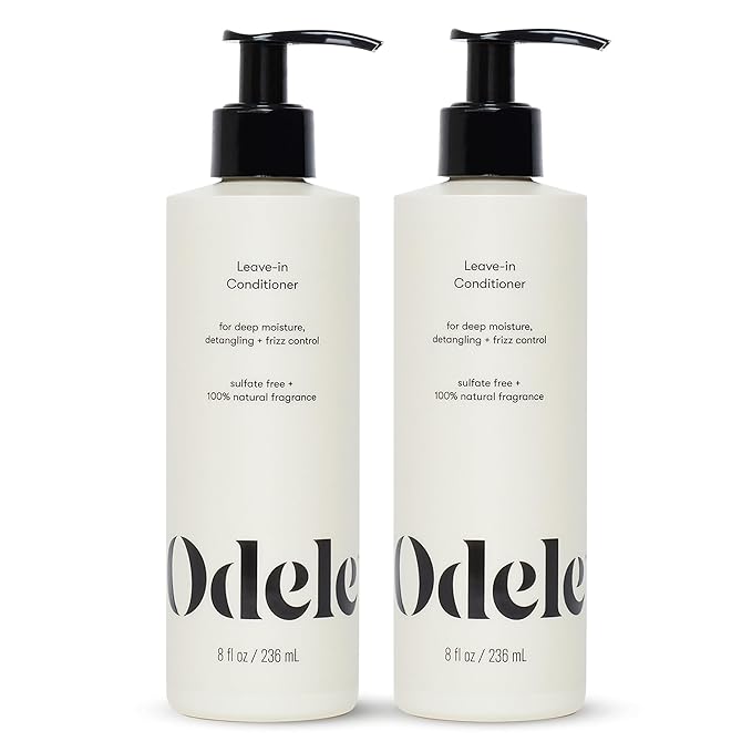 Vegan Leave-In Conditioner, for Deep Moisture, Detangling, Frizz Control, Weightless Shine, and All Hair Types + Textures, 8 fl oz (2-Pack)