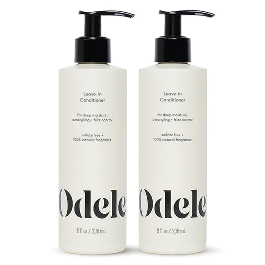 Vegan Leave-In Conditioner, for Deep Moisture, Detangling, Frizz Control, Weightless Shine, and All Hair Types + Textures, 8 fl oz (2-Pack)