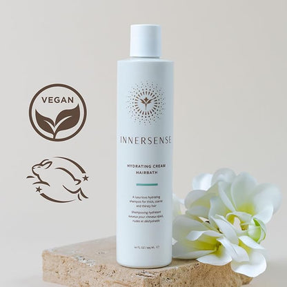 INNERSENSE Organic Beauty - Natural Hydrating Cream Hairbath Shampoo | Hydrating, Nourishing, For Dry Scalp | Non-Toxic, Cruelty-Free, Clean Haircare (2 fl oz | 59.1 mL)