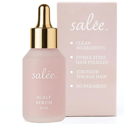 Salee- Dry Scalp Serum Nourishing & Moisture Relief | Thicker Fuller Hair, Reduce Shedding, Hydrate, Stimulate, Strengthen, Biotin, Caffeine & Hyaluronic Acid