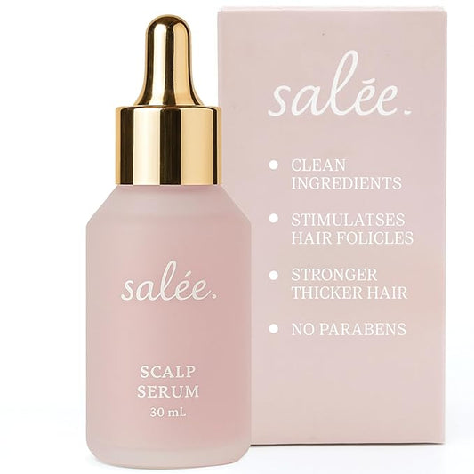 Salee- Dry Scalp Serum Nourishing & Moisture Relief | Thicker Fuller Hair, Reduce Shedding, Hydrate, Stimulate, Strengthen, Biotin, Caffeine & Hyaluronic Acid