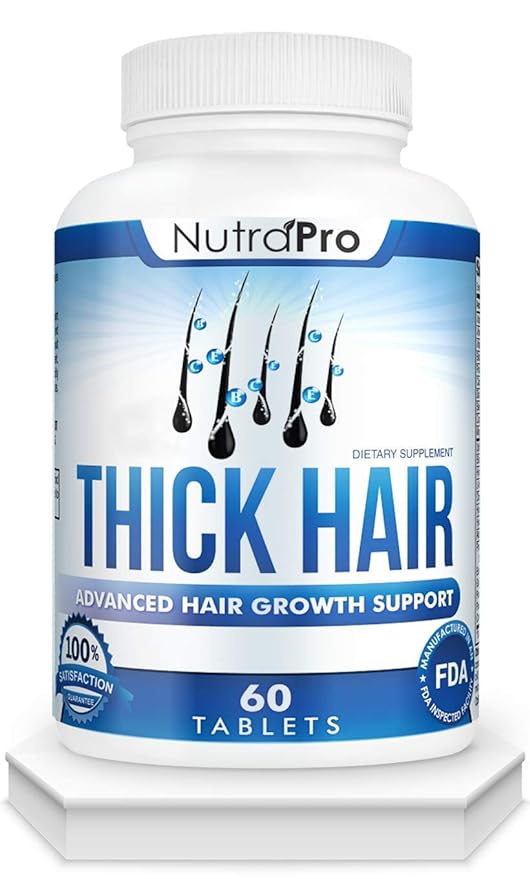 Thick Hair Growth Vitamins– Hair Growth Pills With DHT Blocker Stimulates Faster Growth for Weak, Thinning Hair–Biotin Hair Supplements with Keratin & Collagen Helps Men&Women Grow Perfect Hair.