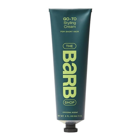 Barb Styling Cream for Women and Men - Soft Hold Hair Styling Cream for Frizz Control and Curl Definition - Lightweight, Natural Finish - Original Scent - 3 fl oz