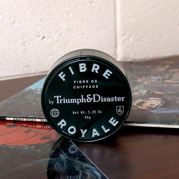 TRIUMPH & DISASTER Fibre Royale Hair Wax – Strong Hold Pomade for Thick Hair, Natural Finish Styling for Men & Women, 25g
