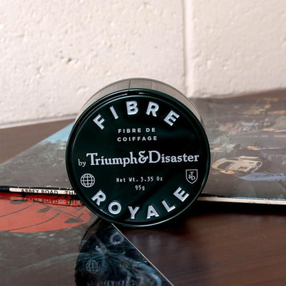TRIUMPH & DISASTER Fibre Royale Hair Wax – Strong Hold Pomade for Thick Hair, Natural Finish Styling for Men & Women, 25g