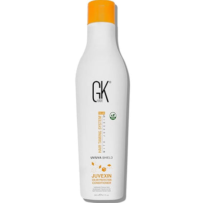GK Hair Shield Conditioner 8.11 Fl Oz – UV Protection for Color Hair, Aloe Vera & Argan Infused, Sulfate and Paraben Free, Repairs Damage, Boosts Shine, Hydrating & Vegan
