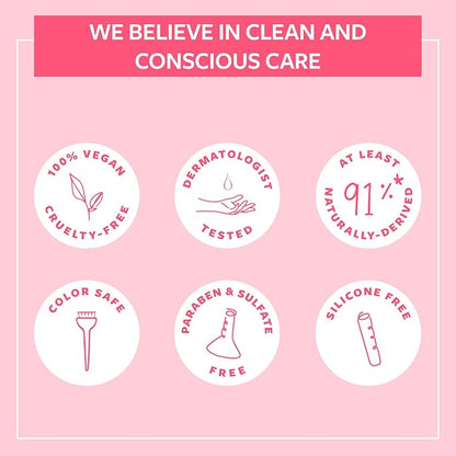 FUNCTION OF BEAUTY Curls With Benefits Detangle, Define & Shine Spray for Curly Hair, 7 oz Each (2-Pack) - Use as Detangler or Styler, With Coconut Oil, Vegan Squalane, & Castor Oil