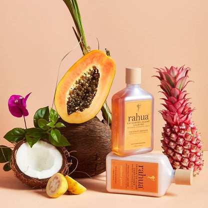 Rahua Enchanted Island Hair Shampoo with Biotin, 9.3 Fl Oz, Supports Strength, Hair Growth & Shine for All Hair Types, Vitamin C, E, A & B6, Coconut Guava Scent, Nourishing Hair Care for Men and Women