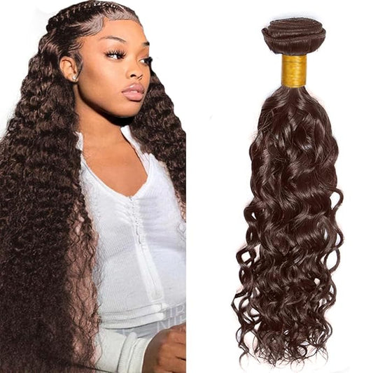 Brown Bundles Color #4 Kinky Curly Human Hair Bundles 28 Inch 8a Grade Brazilian Unprocessed Virgin Hair Extensions 1 Bundle Light Brown Curly Hair Weave