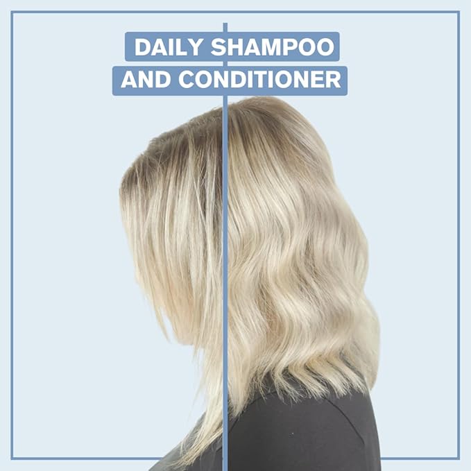 Alcôve - Daily Shampoo & Conditioner Duo - All Hair Types - Sulfate-Free - Lightweight Care - Evening Primrose Oil - Mango Extract - Argan Oil - Anti-Frizz - Color-Safe - 10oz