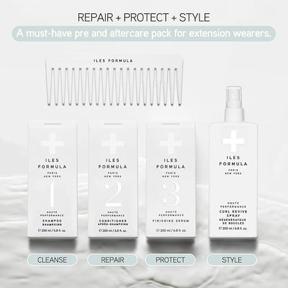 ILES FORMULA Curl Revive Spray -Leave-In Styling Serum, Defines Curls, Anti-Frizz & Anti-Humidity, Heat & Color Protection with Silk Extract, Macroloba Seed & Coconut Alkanes, 16.9 Fl Oz (500 ML)