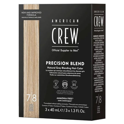 American Crew Men's Temporary Hair Color, Temporary Hair Dye, Natural Gray Coverage, Light, 1.35 Fl Oz