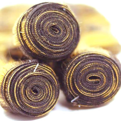 2730 Blonde Body Wave Bundles Human Hair Ombre Honey Blonde Bundles 14 16 18 Inch Unprocessed Brazilian Virgin Remy Hair Extensions Silky Soft 3 Highlight Bundles Hair Weave