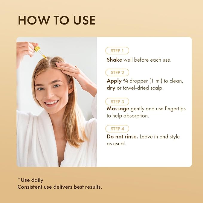 Scalp Serum for Hair Growth - Advanced Hair Growth Serum for Thinning Hair & Hair Loss - Enriched with Caffeine, Peptides, Niacinamide & Zinc PCA - Scalpy Treatment for Thicker, Denser Hair 1.7 fl oz