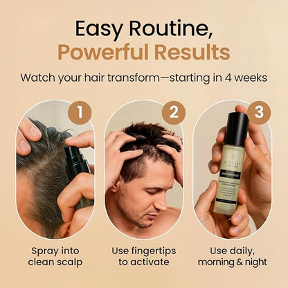 Hair Booster for Women & Men – Hair Revitalizing Serum with Capilia Longa & Arginine for Thick, Dry, Long, Damaged Hair – Peptide-Enriched Hair Tonic, 2 Fl Oz