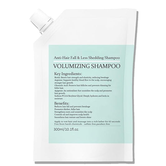 Tricholoy Anti-Hair Fall & Less Shedding & Volumizing Shampoo, Enriched with biotin, arginine, and lauric acid, Oil Control & Scalp Nourishment, Strengthens Roots, Promotes Hair Growth (1)