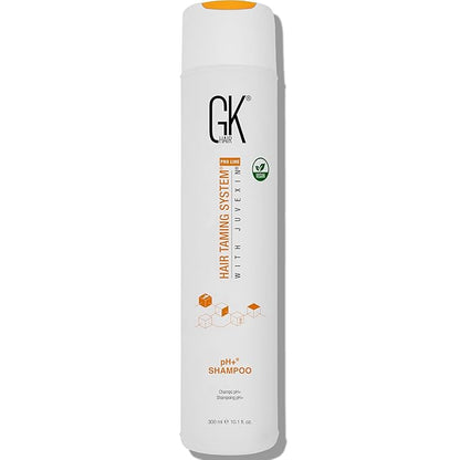 GK HAIR pH+ Pre-Treatment Clarifying Shampoo For Preps Hair Deep Cleansing Removes Impurities -With Aloe Vera Vitamins & Natural Oils All Hair Types Men and Women (Ph Shampoo 10.1 Fl Oz)