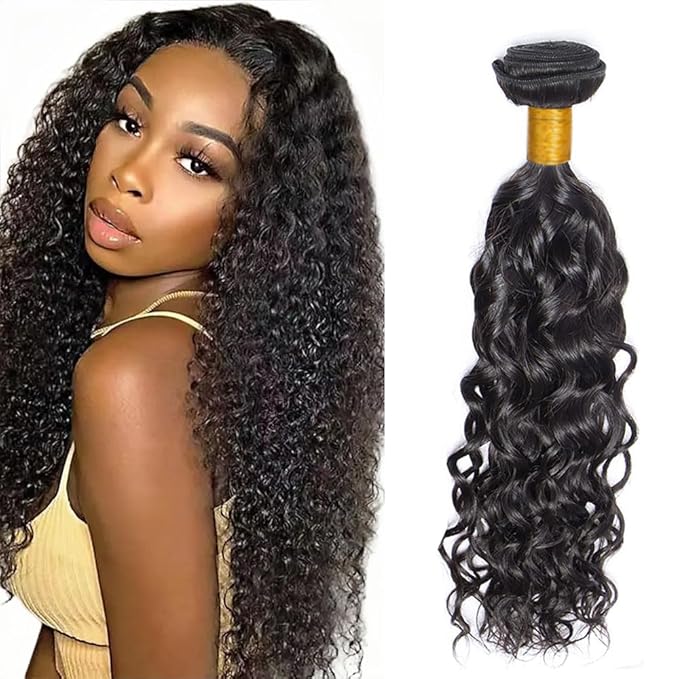 Single Bundle 16 Inch Color 1B Kinky Curly Bundles Double Weft Natural Black Kinky Curly Hair Weave Unprocessed Brazilian Virgin Remy Hair Extensions