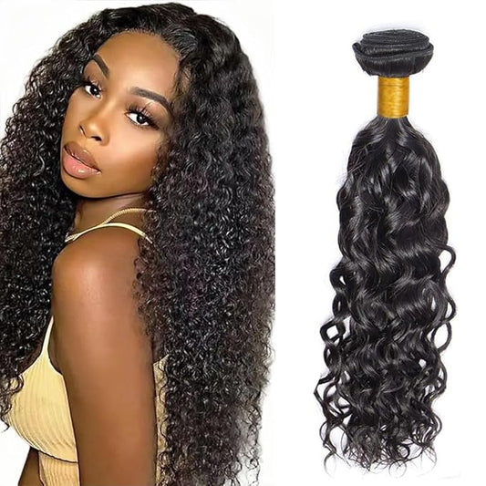 Single Bundle 16 Inch Color 1B Kinky Curly Bundles Double Weft Natural Black Kinky Curly Hair Weave Unprocessed Brazilian Virgin Remy Hair Extensions