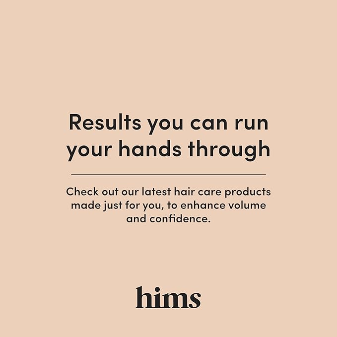 hims Extra Strength Hair Regrowth Treatment for Men with 5% Topical Minoxidil Solution for Hair Loss and Thinning Hair, Unscented, 2 Pack