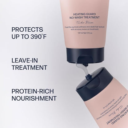 Heating Guard No-wash Leave In Hair Treatment 147ml/4.97fl.oz | Hair Leave In Conditioner For Frizzy Dry Damaged Hair | Hair Heat Protectant & Frizz Control | Deep Conditioning